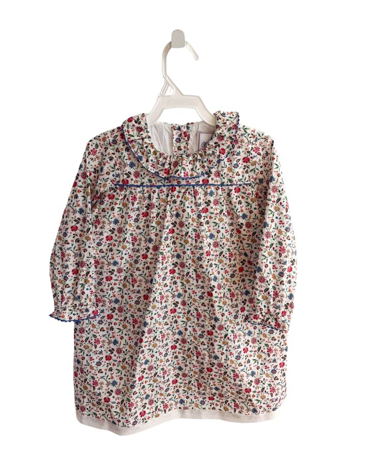 CPC  MULTI-COLOR  FLORAL  DRESS WITH RIC RAC