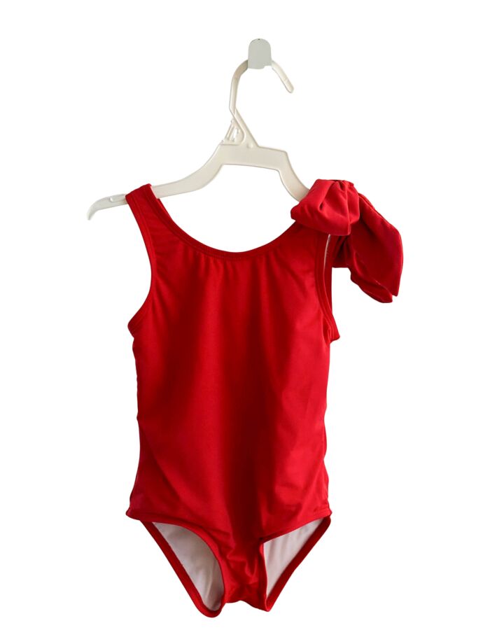 THE BEAUFORT BONNET COMPANY  RED    1-PIECE SWIMSUIT WITH BOW
