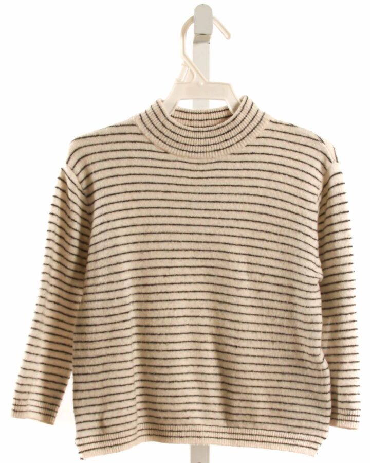 ZARA  BLACK  STRIPED  SWEATER