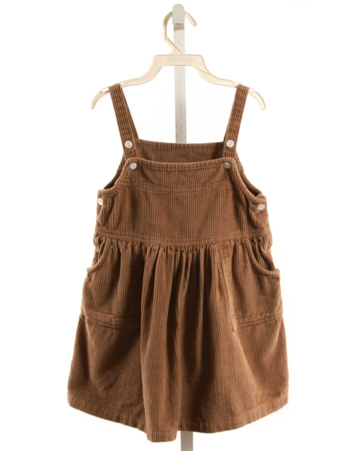 LITTLE COTTON CLOTHES  BROWN CORDUROY   DRESS