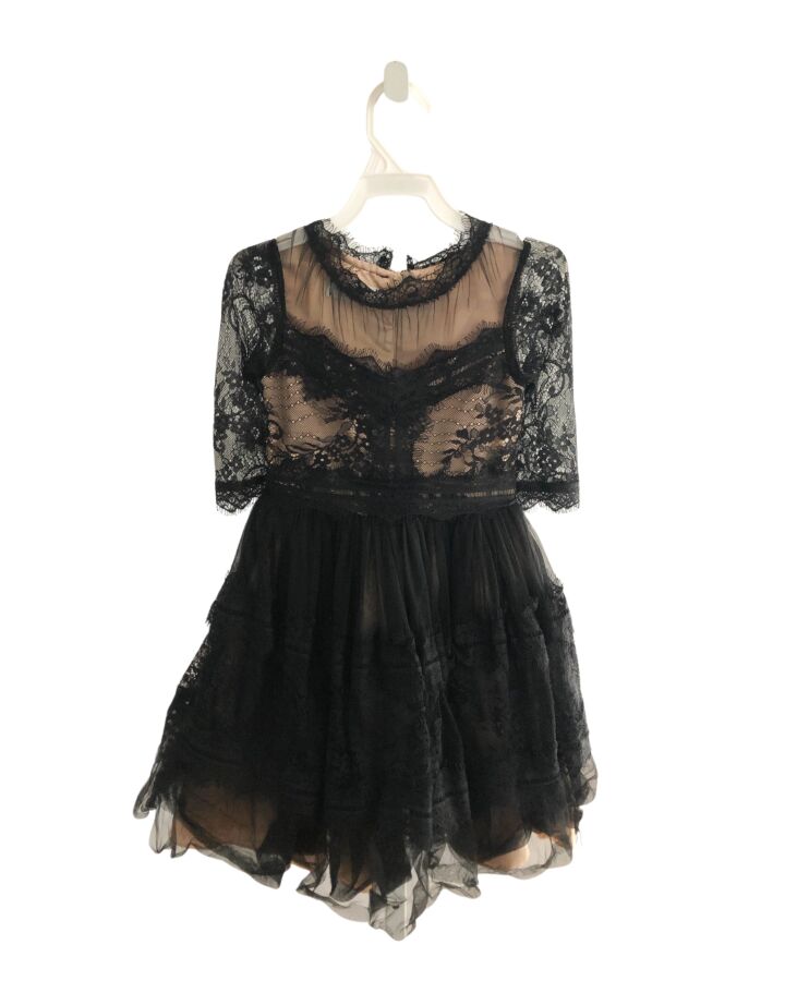 TRISH SCULLY  BLACK LACE   PARTY DRESS