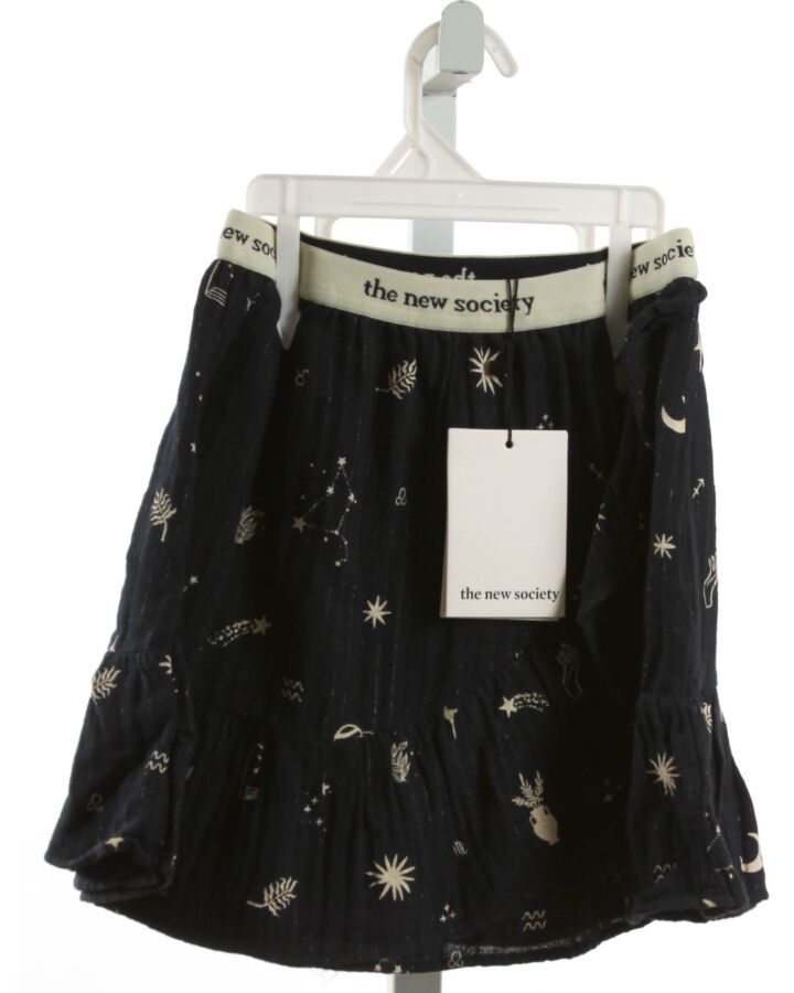 THE NEW SOCIETY  NAVY  SKIRT