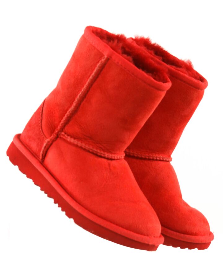 UGG RED BOOTS  *EUC SIZE TODDLER 10