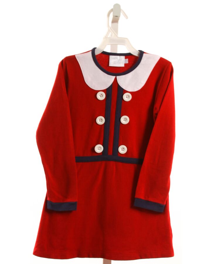 LITTLE ENGLISH  RED    KNIT DRESS