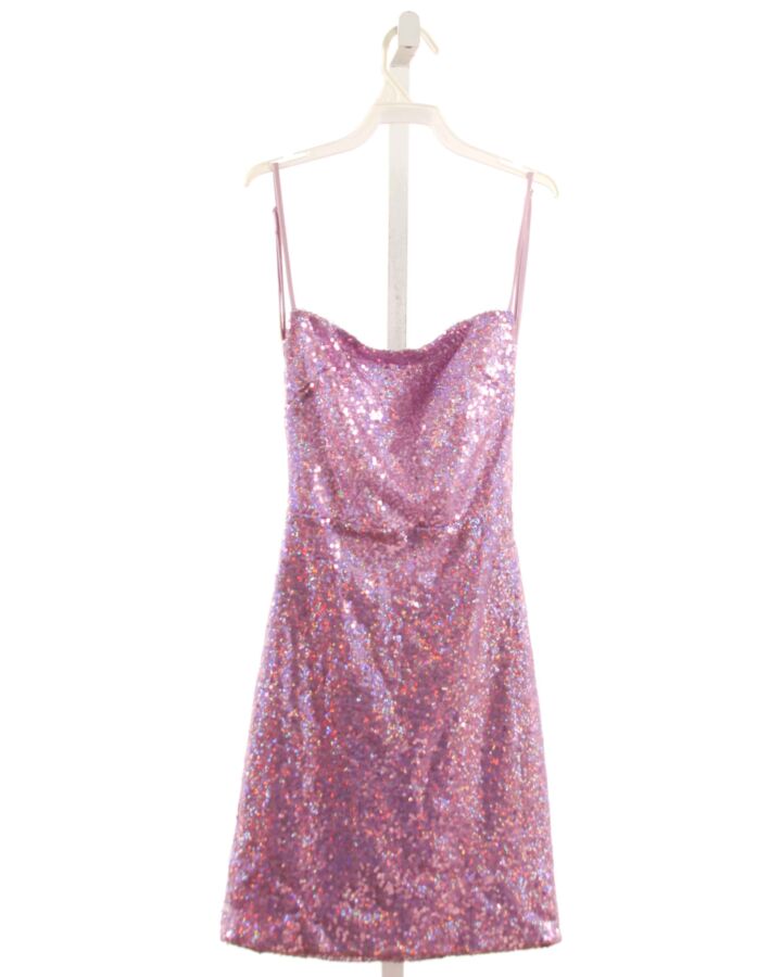 LUCY IN THE SKY  PURPLE   SEQUINED PARTY DRESS