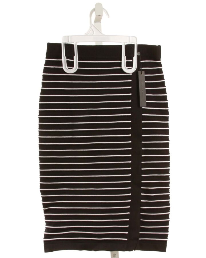 USTABELLE  BLACK  STRIPED  SKIRT