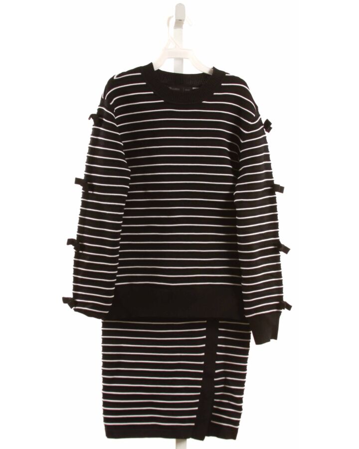 USTABELLE  BLACK  STRIPED  2-PIECE OUTFIT