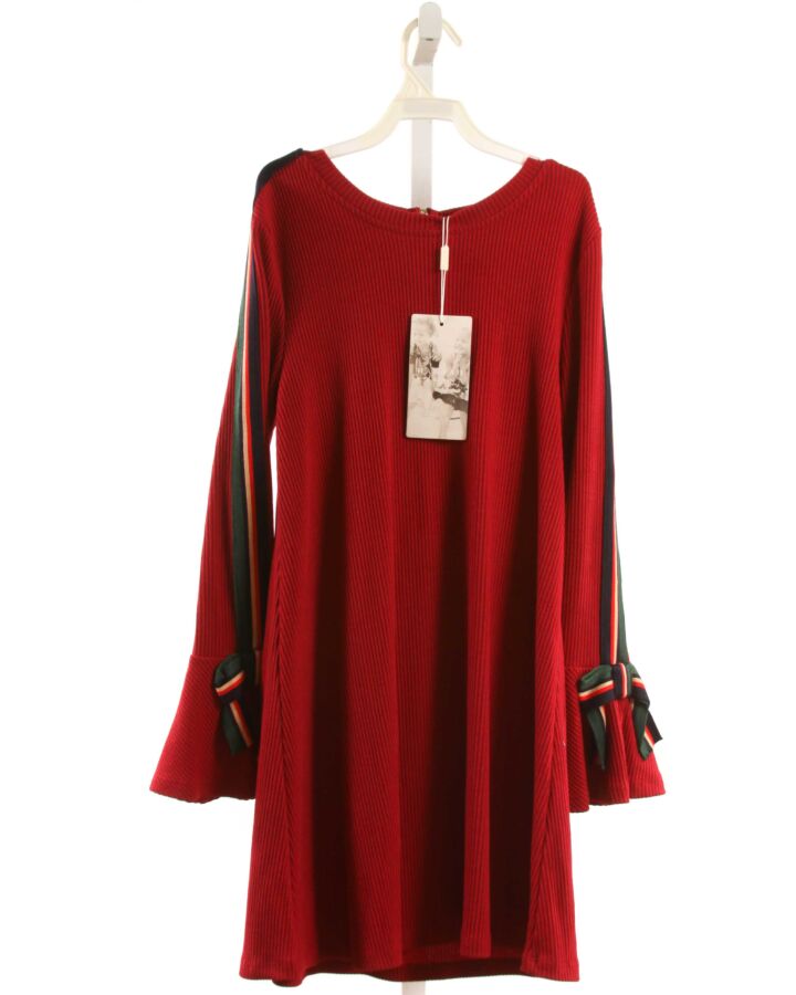 SARA SARA  RED KNIT   DRESS