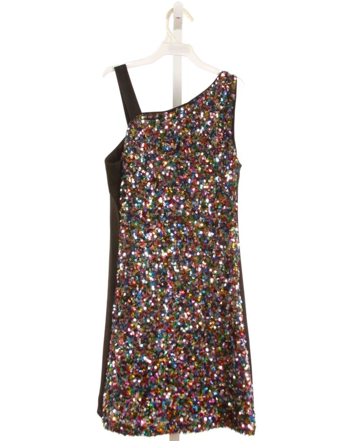 SARA SARA  MULTI-COLOR   SEQUINED PARTY DRESS