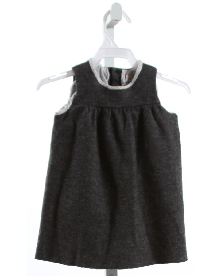 BONPOINT  GRAY WOOL   DRESS