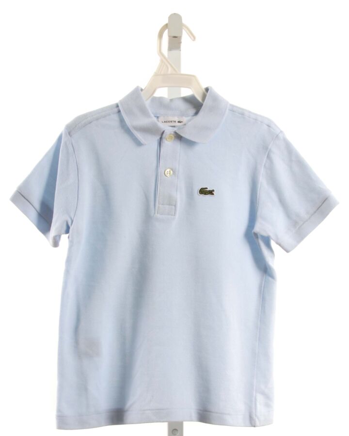 LACOSTE  LT BLUE    KNIT SS SHIRT