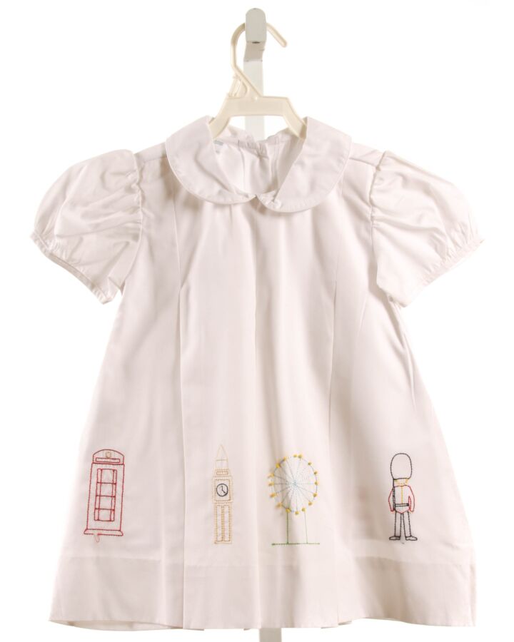 BENOIT & MATISSE  WHITE   EMBROIDERED DRESS