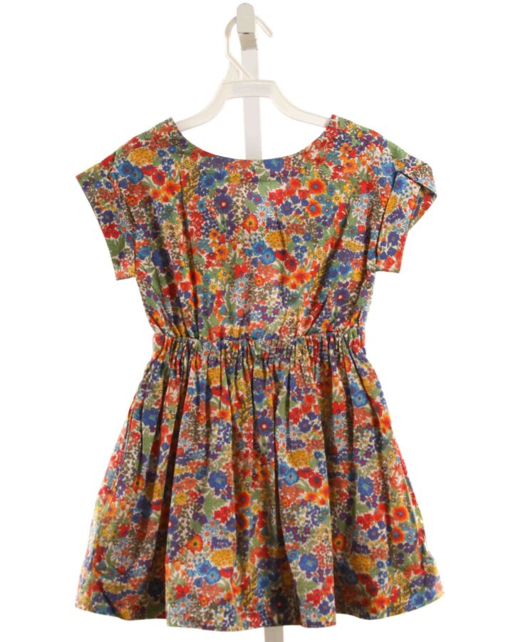 CREWCUTS  MULTI-COLOR  FLORAL EMBROIDERED DRESS