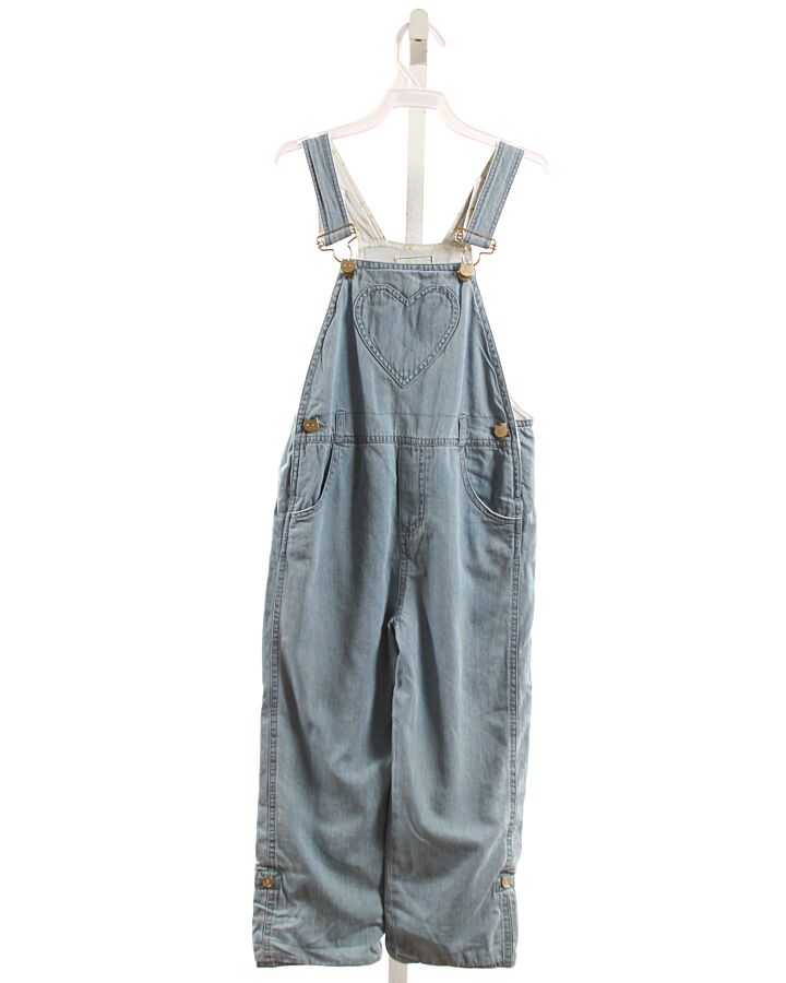 DOTTY DUNGAREES  CHAMBRAY    ROMPER