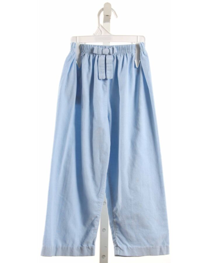 ZUCCINI  LT BLUE CORDUROY   PANTS WITH BOW