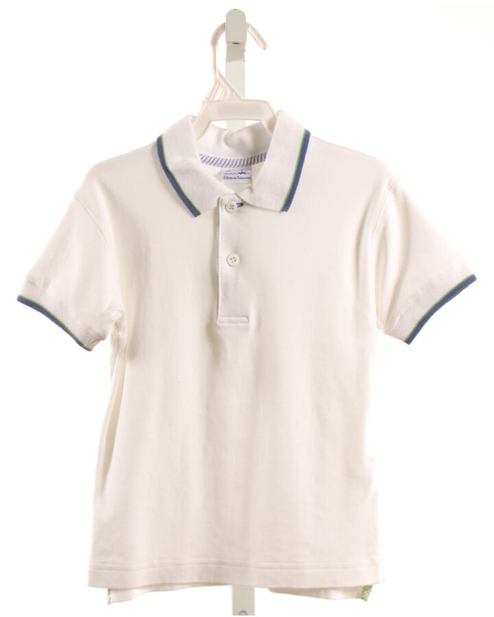 FLORENCE EISEMAN  WHITE    KNIT SS SHIRT