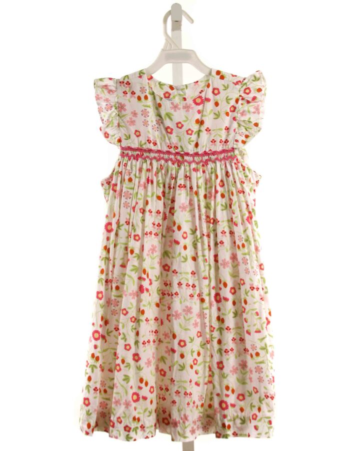 BELLA BLISS  WHITE  FLORAL SMOCKED DRESS