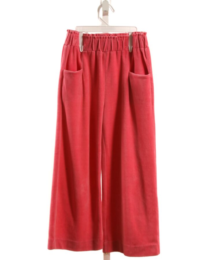 BISBY BY LITTLE ENGLISH  PINK VELOUR   PANTS