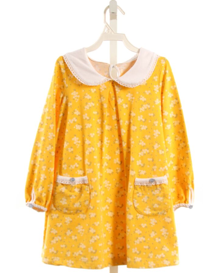 SERENDIPITY  YELLOW  FLORAL  KNIT DRESS