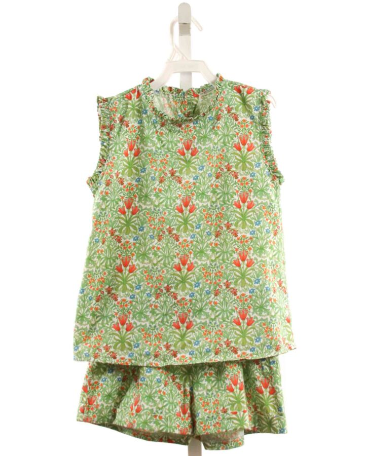 BELLA BLISS  GREEN  FLORAL  2-PIECE OUTFIT