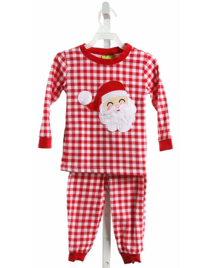 CLASSIC WHIMSY  RED  GINGHAM APPLIQUED LOUNGEWEAR