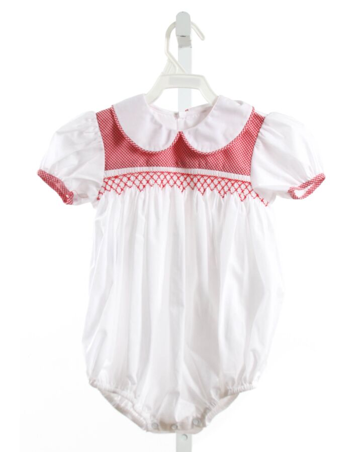 LULLABY SET  RED  GINGHAM  BUBBLE