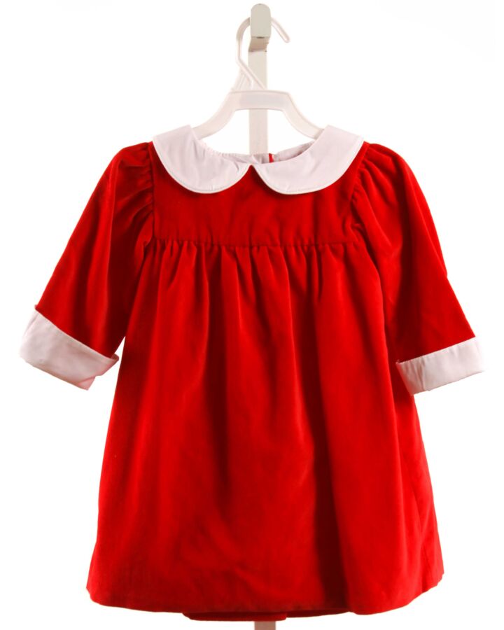 THE BEAUFORT BONNET COMPANY  RED VELVET   PARTY DRESS