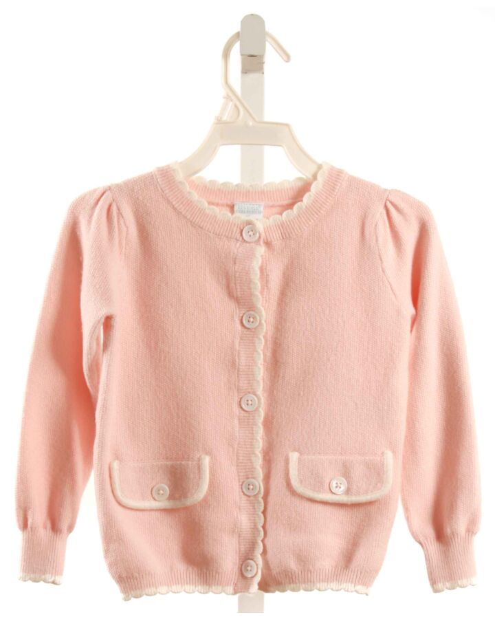 EDGEHILL COLLECTION  LT PINK    CARDIGAN