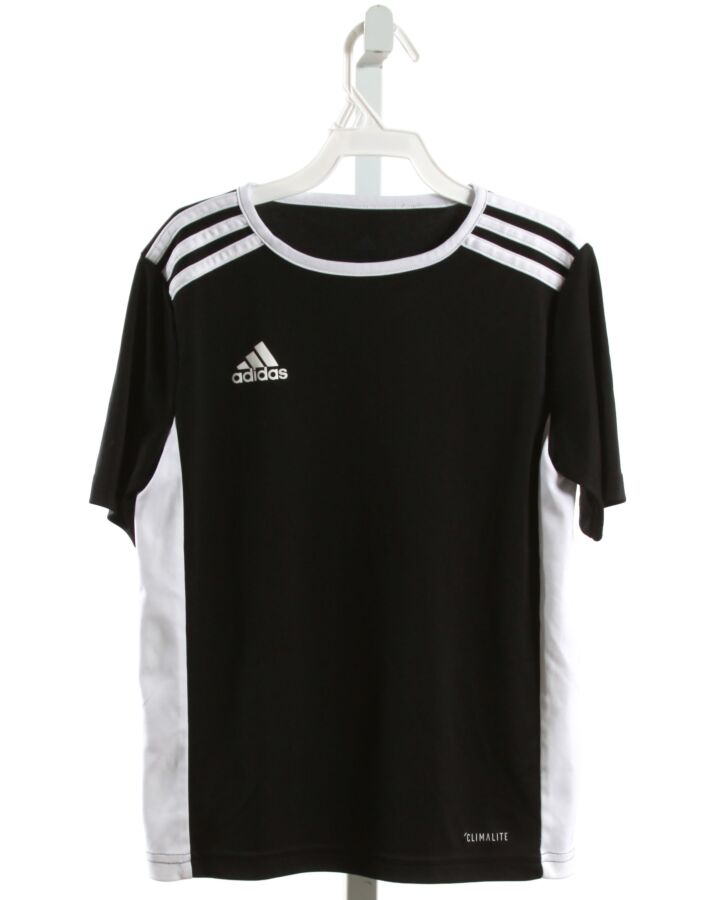 ADIDAS  BLACK    KNIT SS SHIRT