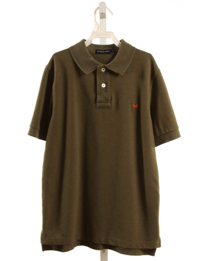 SOUTHERN MARSH  FOREST GREEN PIQUE   KNIT SS SHIRT