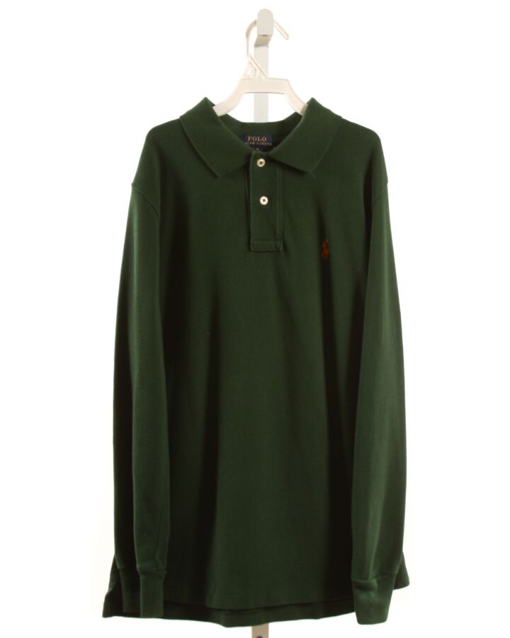 POLO BY RALPH LAUREN  GREEN    KNIT LS SHIRT
