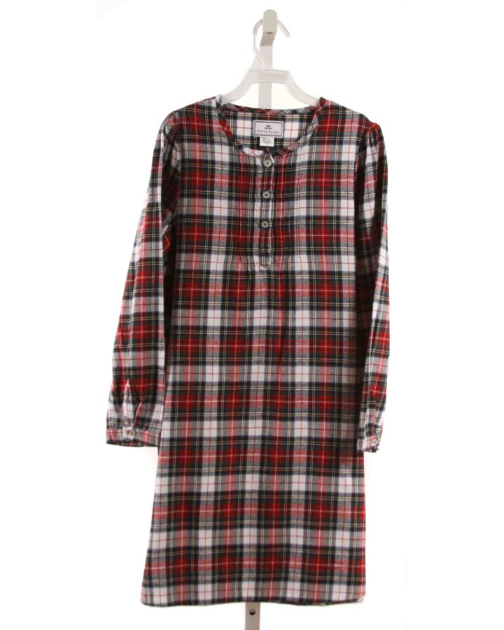 PETITE PLUME  RED FLANNEL PLAID  LOUNGEWEAR