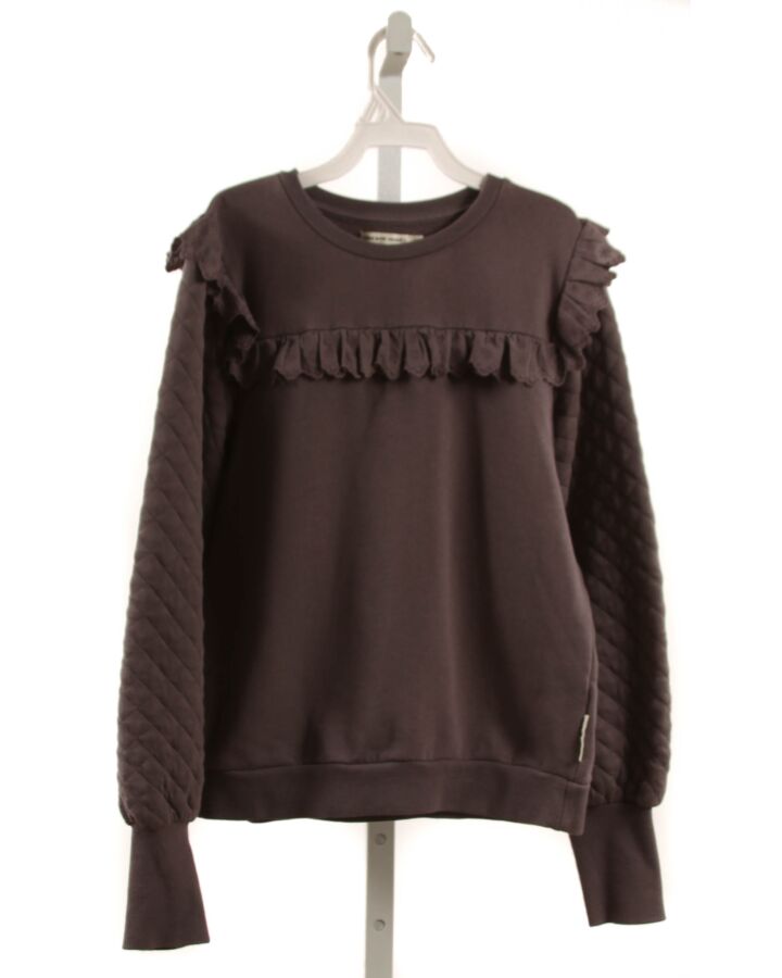 THE NEW SOCIETY  GRAY    PULLOVER WITH RUFFLE