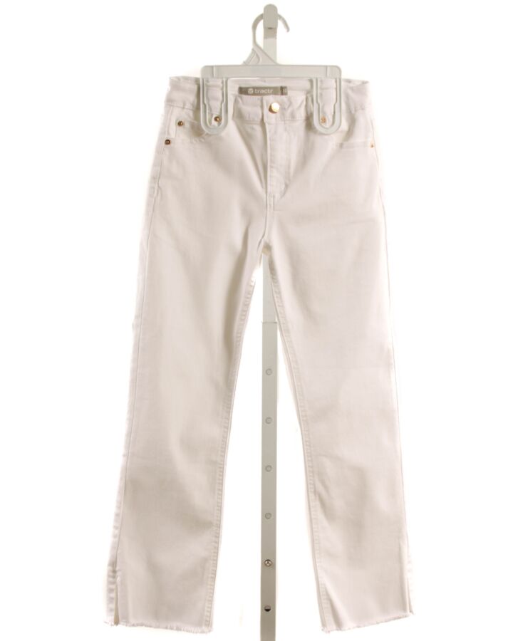 TRACTR  WHITE DENIM   JEANS