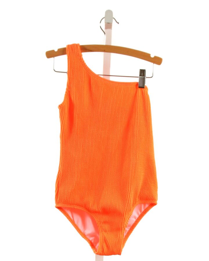 SNAPPER ROCK ORANGE SEERSUCKER 1-PIECE SWIMSUIT