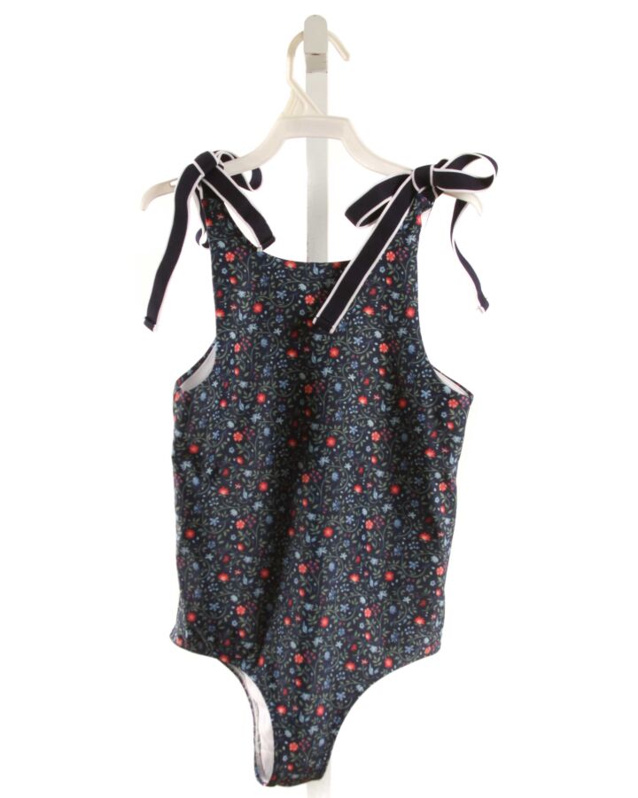 MINNOW NAVY FLORAL 1-PIECE SWIMSUIT