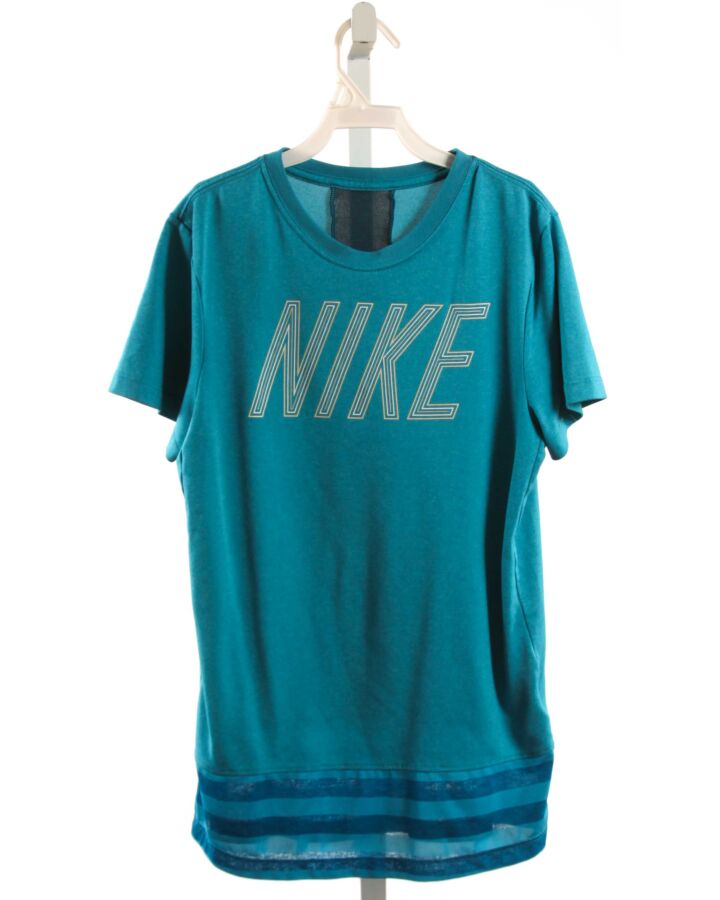 NIKE  BLUE    KNIT SS SHIRT