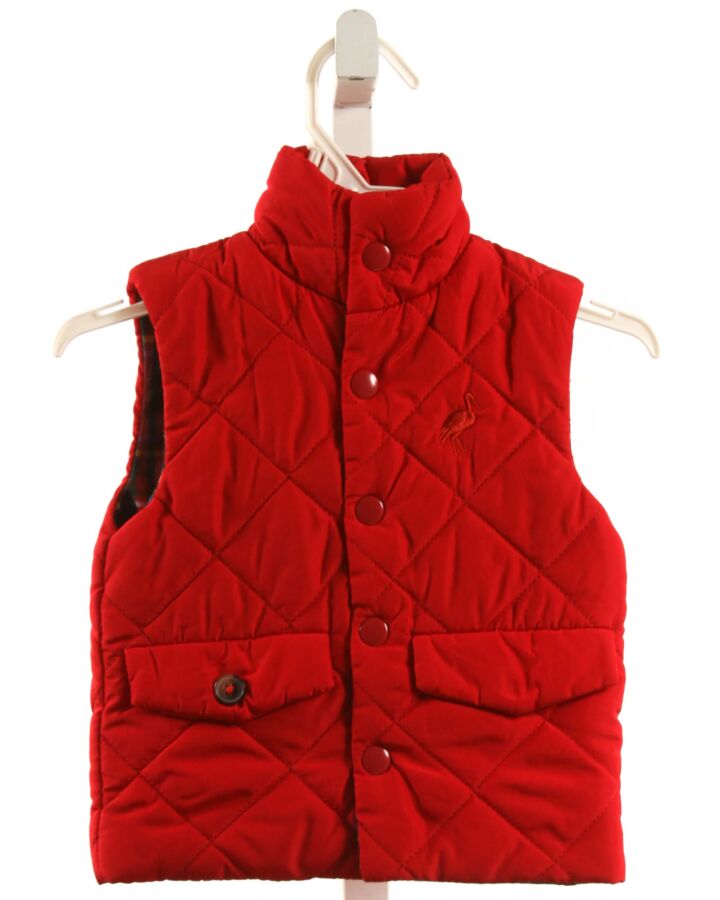 THE BEAUFORT BONNET COMPANY  RED    VEST
