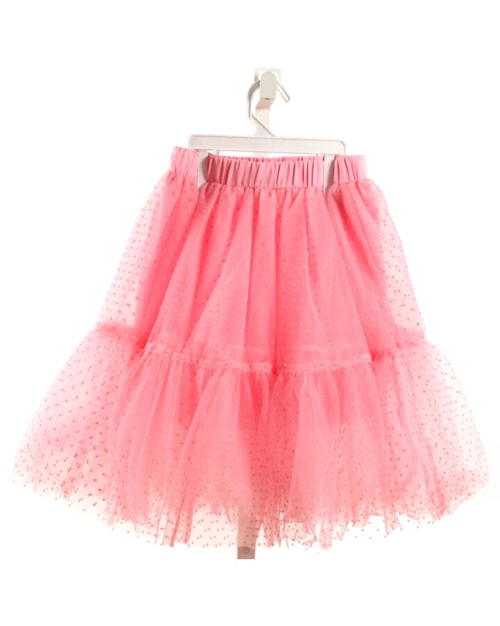 WELAKEN  PINK TULLE SWISS DOT  SKIRT