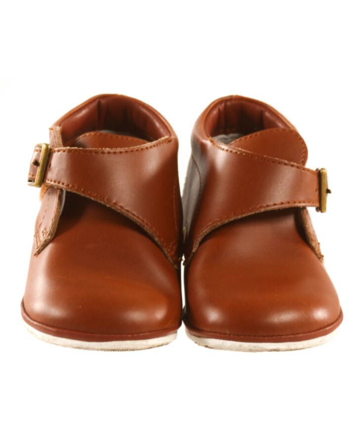 ANGEL BABY SHOES BROWN BOOTS  *EUC SIZE TODDLER 7