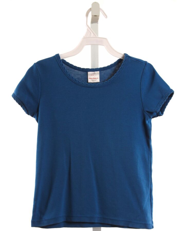 HANNA ANDERSSON  BLUE    KNIT SS SHIRT