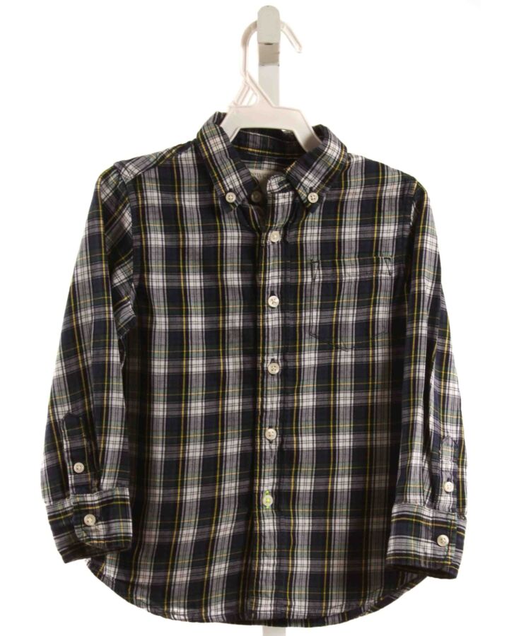 CREWCUTS  BLUE  PLAID  DRESS SHIRT