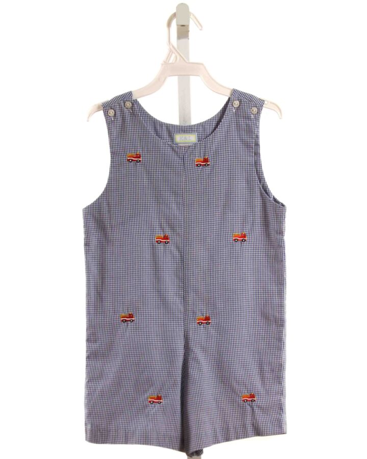 K & L  BLUE  GINGHAM  JON JON
