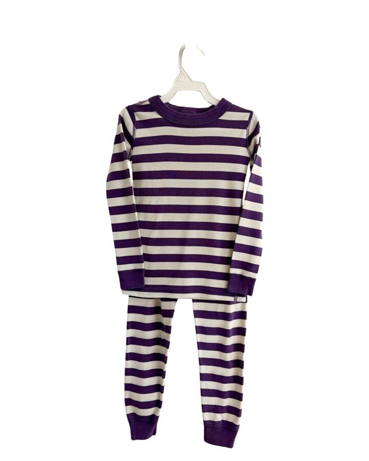 HANNA ANDERSSON  PURPLE  STRIPED  LOUNGEWEAR