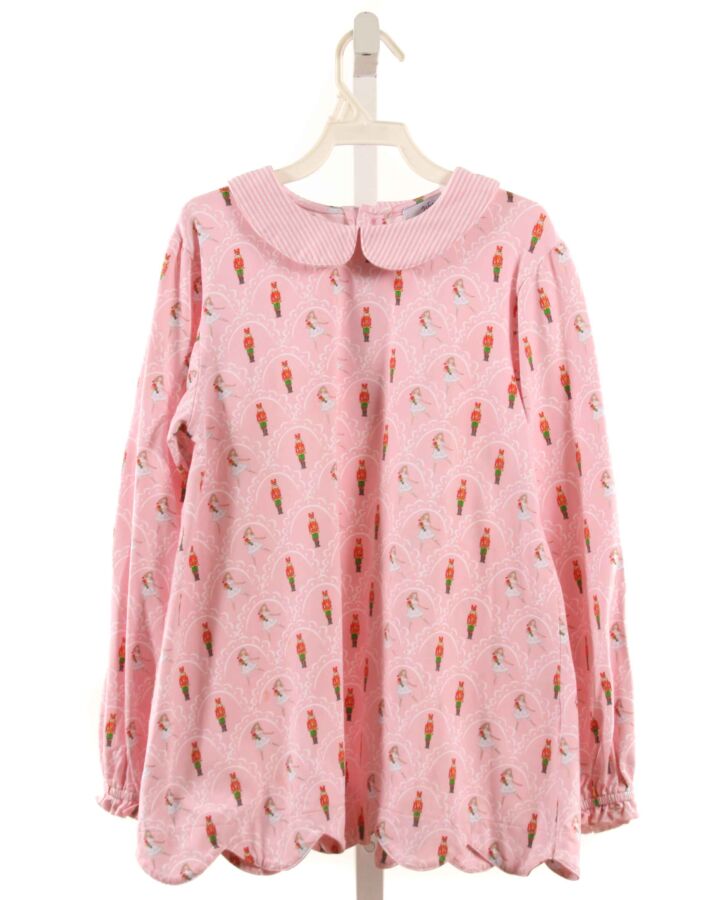 ISHTEX  PINK  PRINT  SHIRT-LS