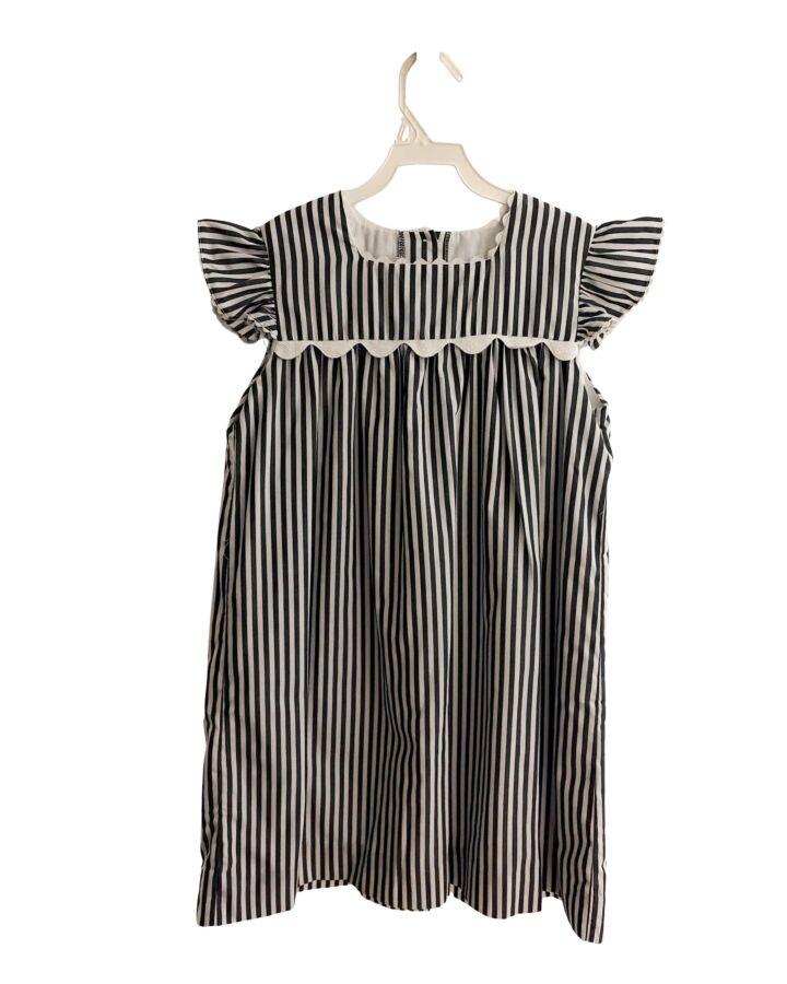 THE BEAUFORT BONNET COMPANY  NAVY  STRIPED  DRESS WITH RIC RAC