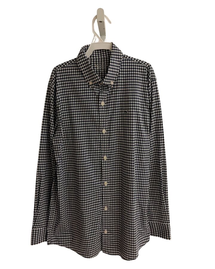 VINEYARD VINES  BLUE  GINGHAM  DRESS SHIRT