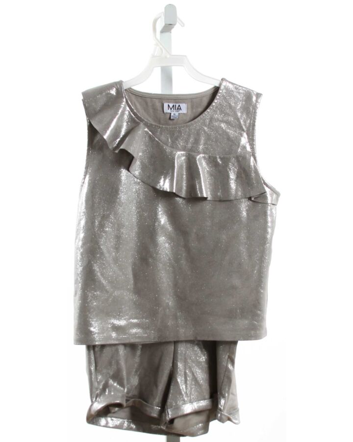 MIA NEW YORK  SILVER    2-PIECE DRESSY OUTFIT