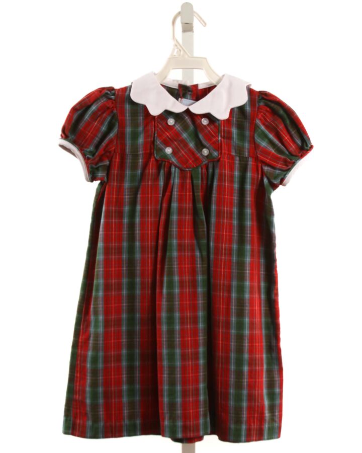 LITTLE ENGLISH  RED  PLAID  DRESS