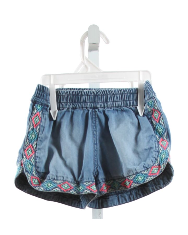 PEEK  CHAMBRAY   EMBROIDERED SHORTS